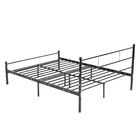 Durable Simple Metal Pipe Bed Hollow Design For Bedroom / Apartment